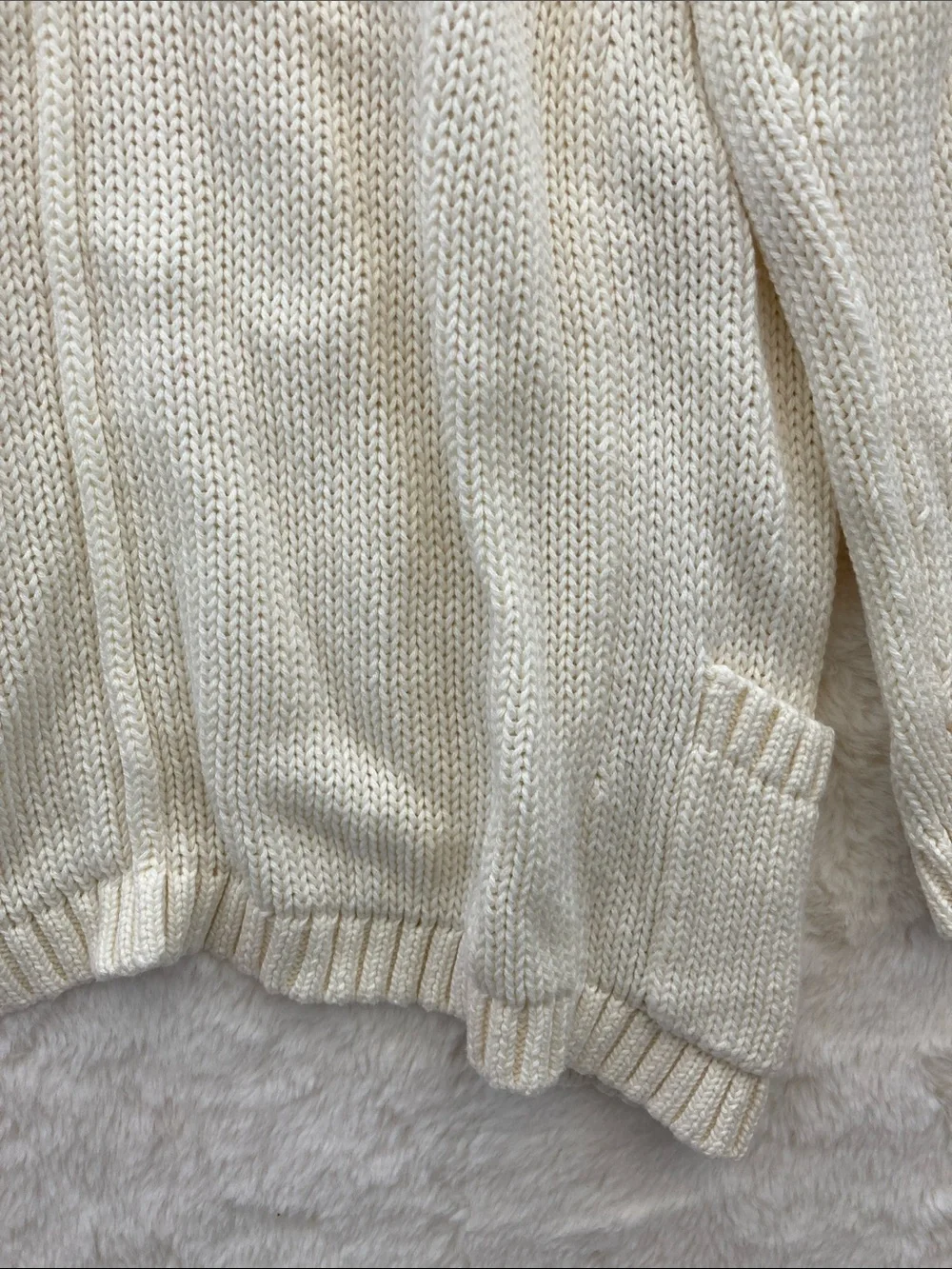 SALE! 50% Off Kids Old Navy Cream Open-Front Knit Cardigan with Pockets Size 5T